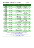 Course Timetable